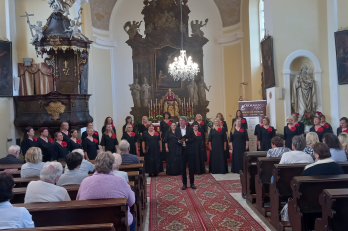 koncert v Lázních Bohdaneč, recitace J. Šťastný
